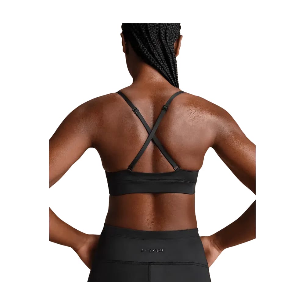Nike x Skims Shine Women's Triangle Bra Obsidian