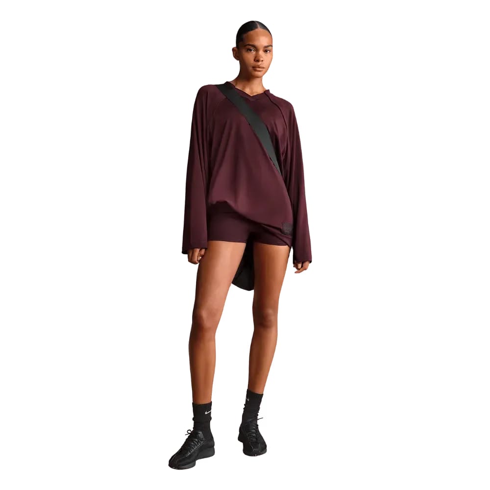 Nike x Skims Shine Women's Mid-Rise 2" Boyshorts with Drawcord PHOENIX