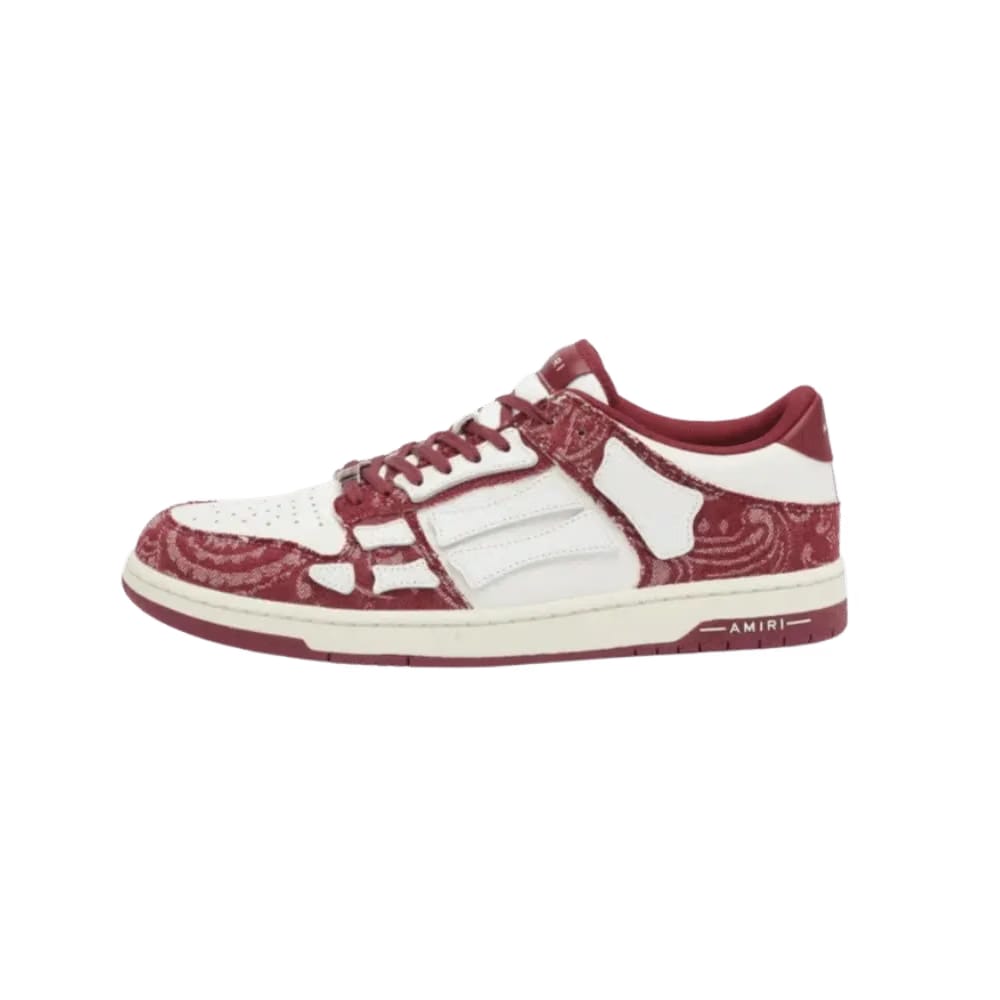 Amiri Skel Top Low Bandana Denim - Red
