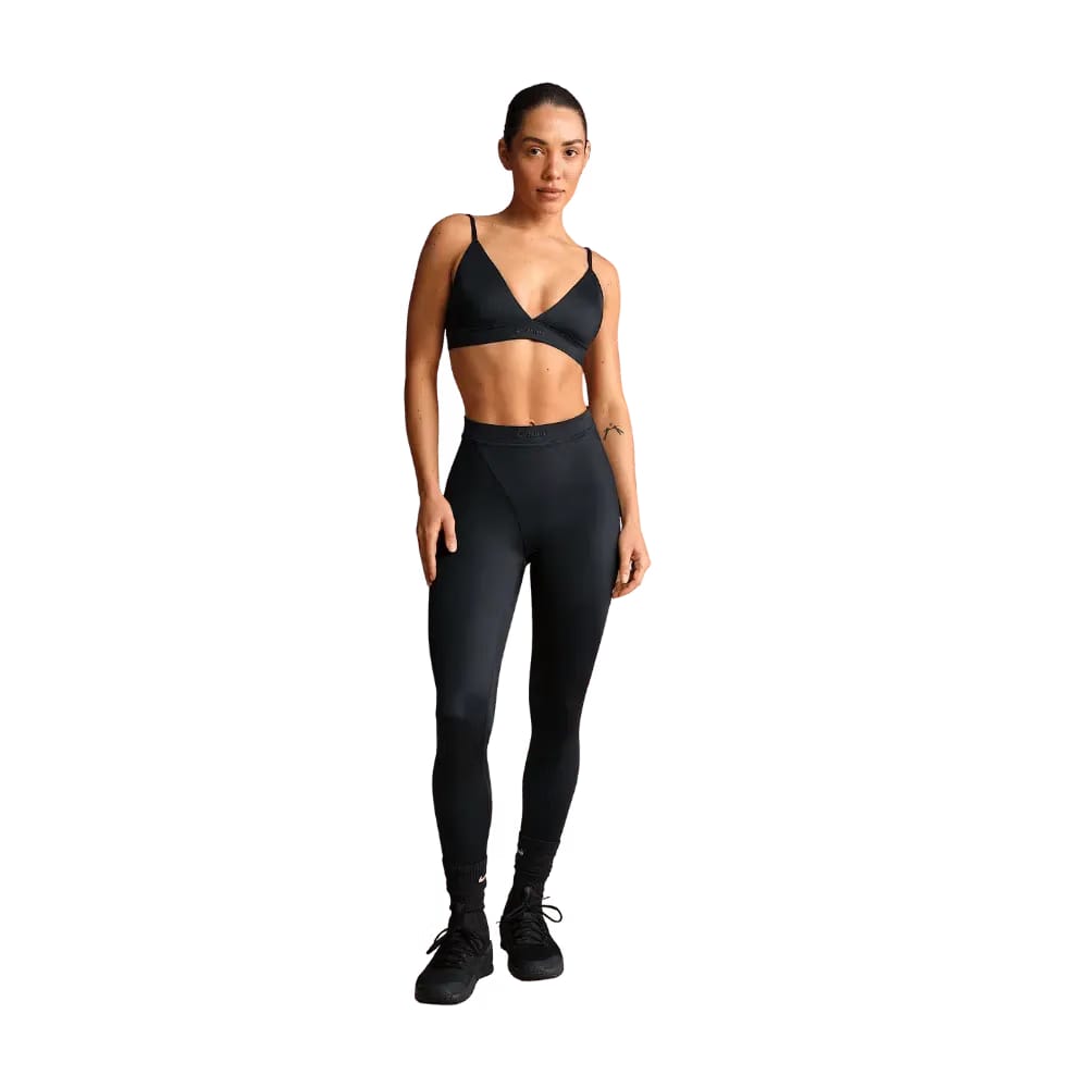 Nike x Skims Shine Women's High-Waisted V-Panel 26" Leggings Obsidian