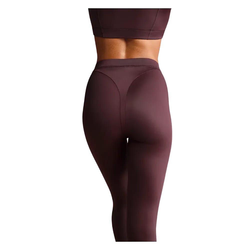 Nike x Skims Shine Women's High-Waisted V-Panel 26" Leggings CURRANT