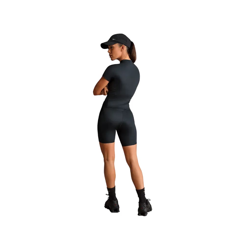 Nike X Skims Shine Women's High-Waisted 5" Biker Shorts Obsidian