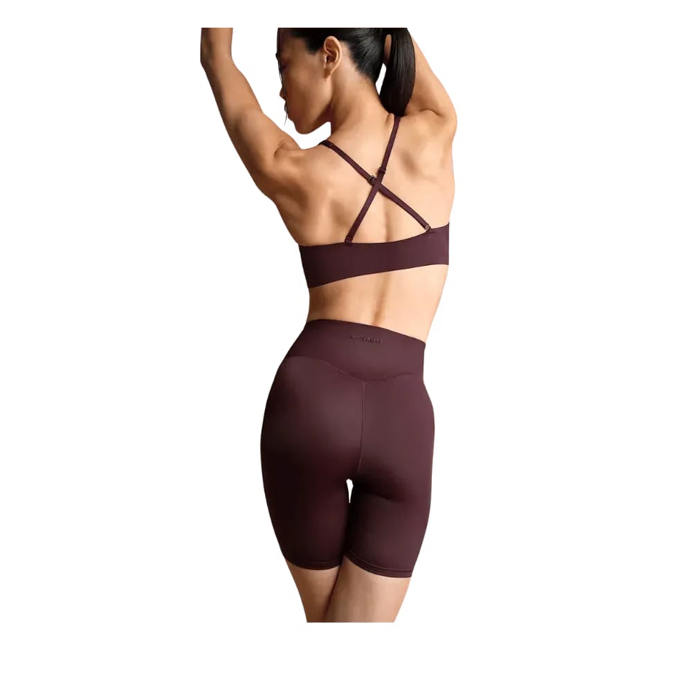 Nike X Skims Shine Women's High-Waisted 5" Biker Shorts CURRANT