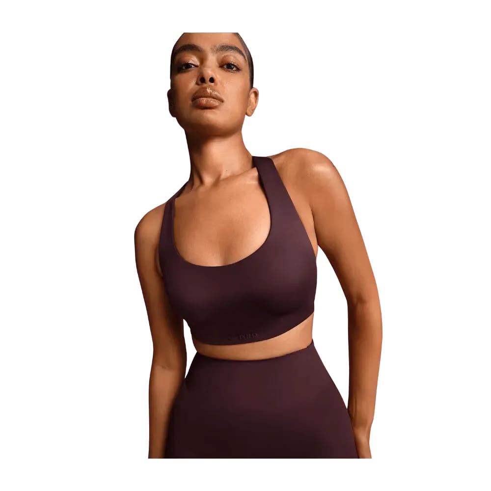 Nike X Skims Shine Women's Racerback Bra CURRANT