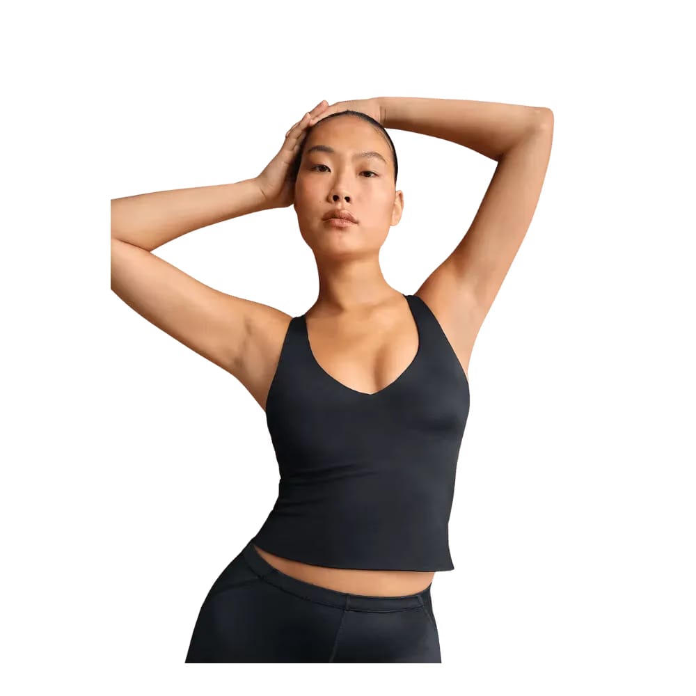 Nike X Skims Shine Women's V-Neck Tank Top Obsidian