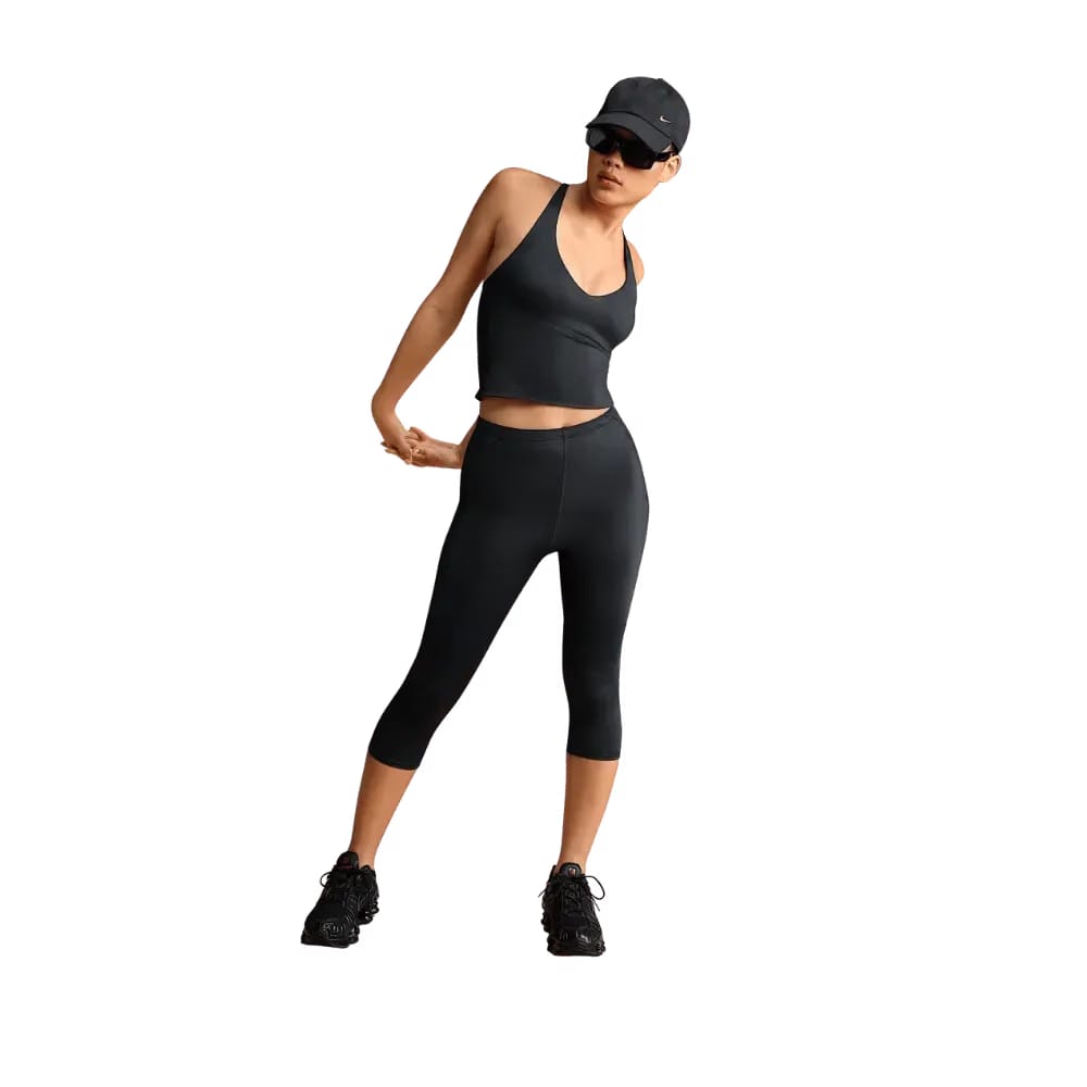 Nike X Skims Shine Women's V-Neck Tank Top Obsidian