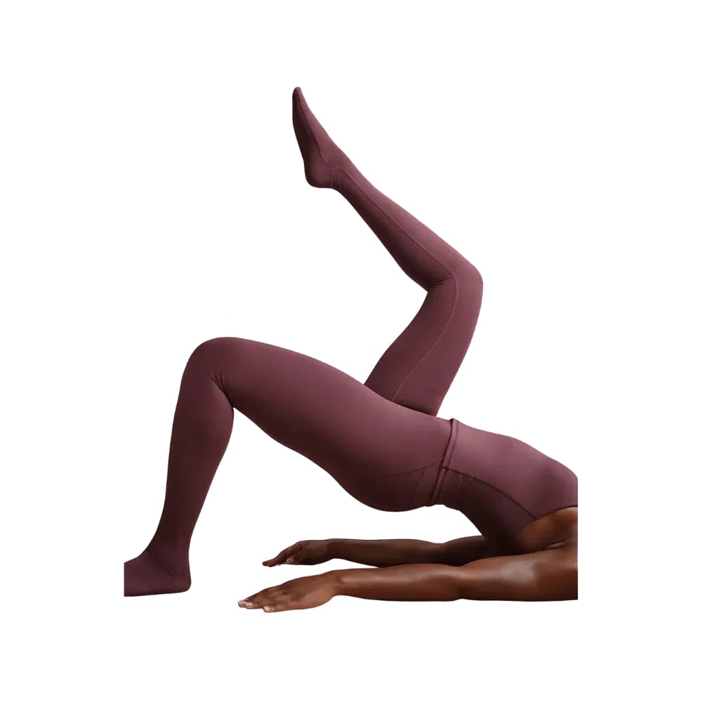 Nike X Skims Women's High-Waisted Footsie Grip Leggings CURRANT