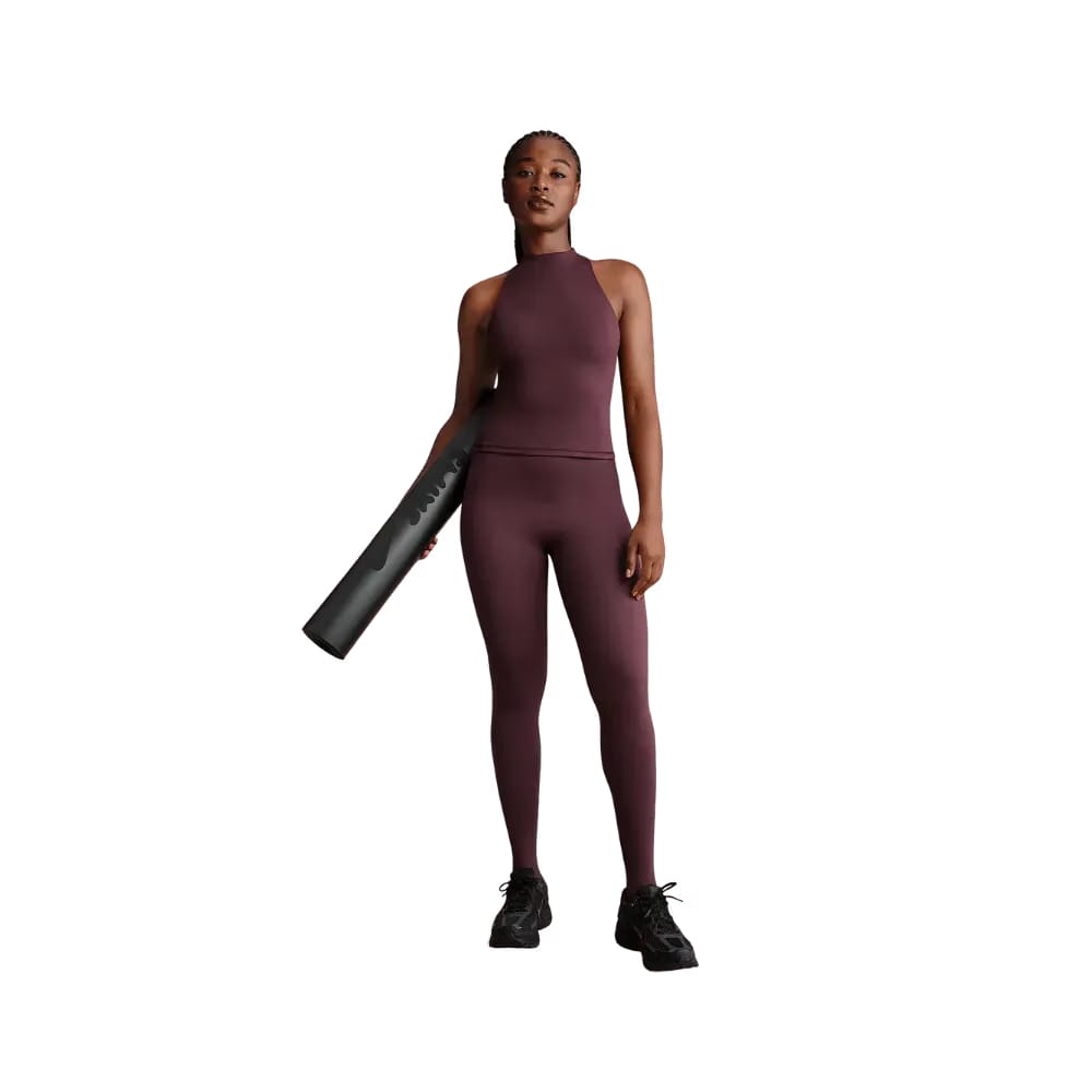 Nike X Skims Women's High-Waisted Footsie Grip Leggings CURRANT
