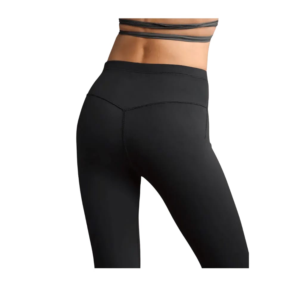 Nike X Skims Women's High-Waisted Footsie Grip Leggings Obsidian