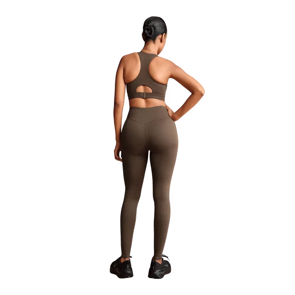 Nike X SkimsWomen's High-Neck Bra Dark Sepia