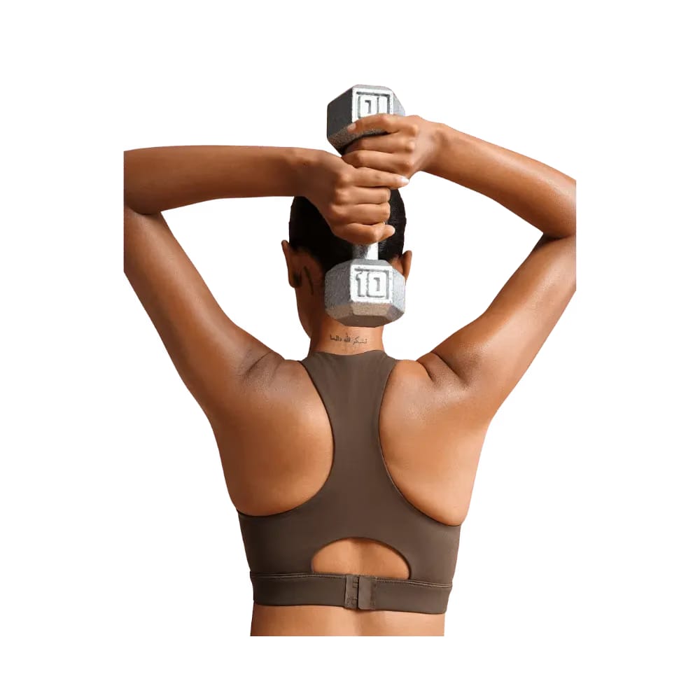 Nike X SkimsWomen's High-Neck Bra Dark Sepia