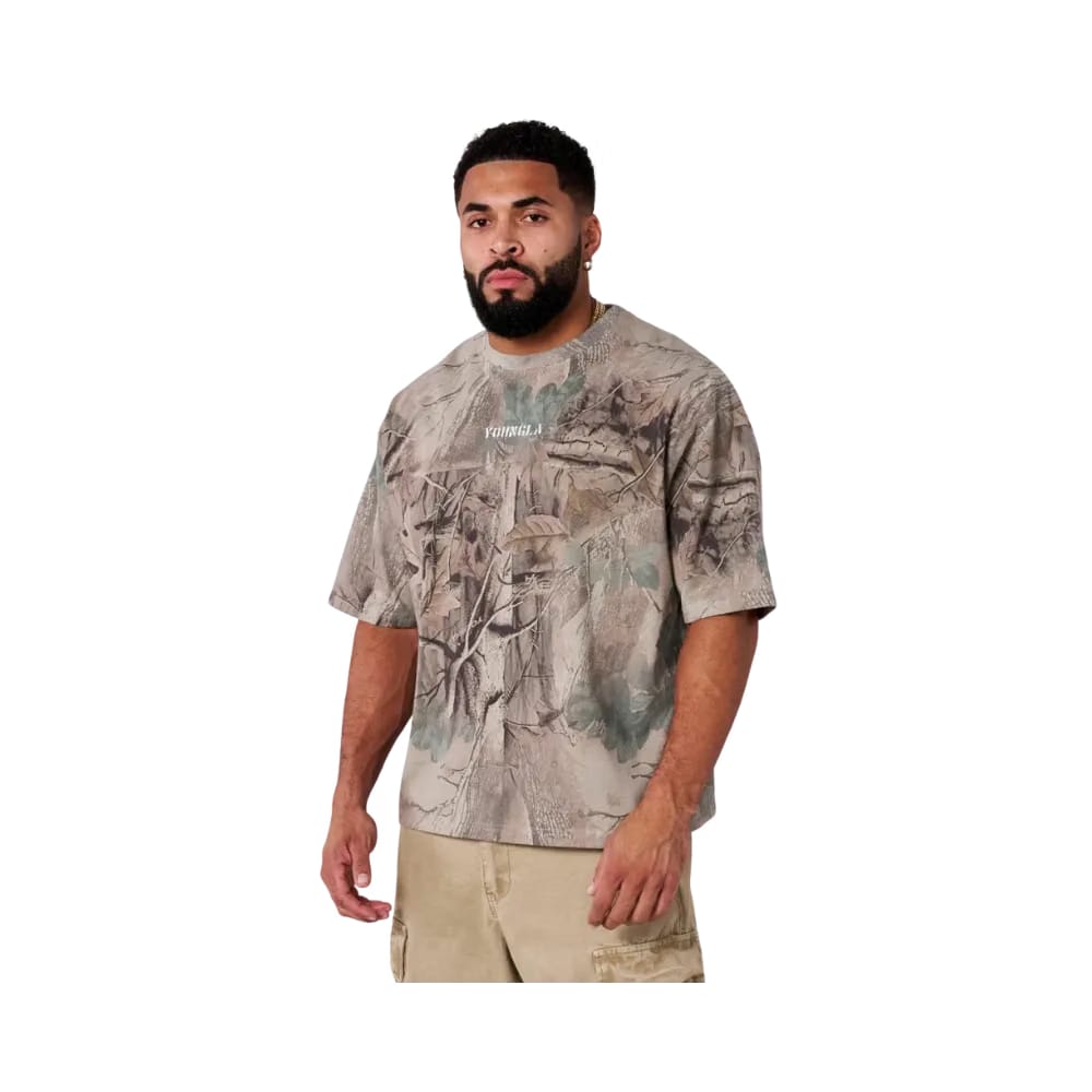 YoungLA Tree Camo Collection Tees Beige Tree Camo