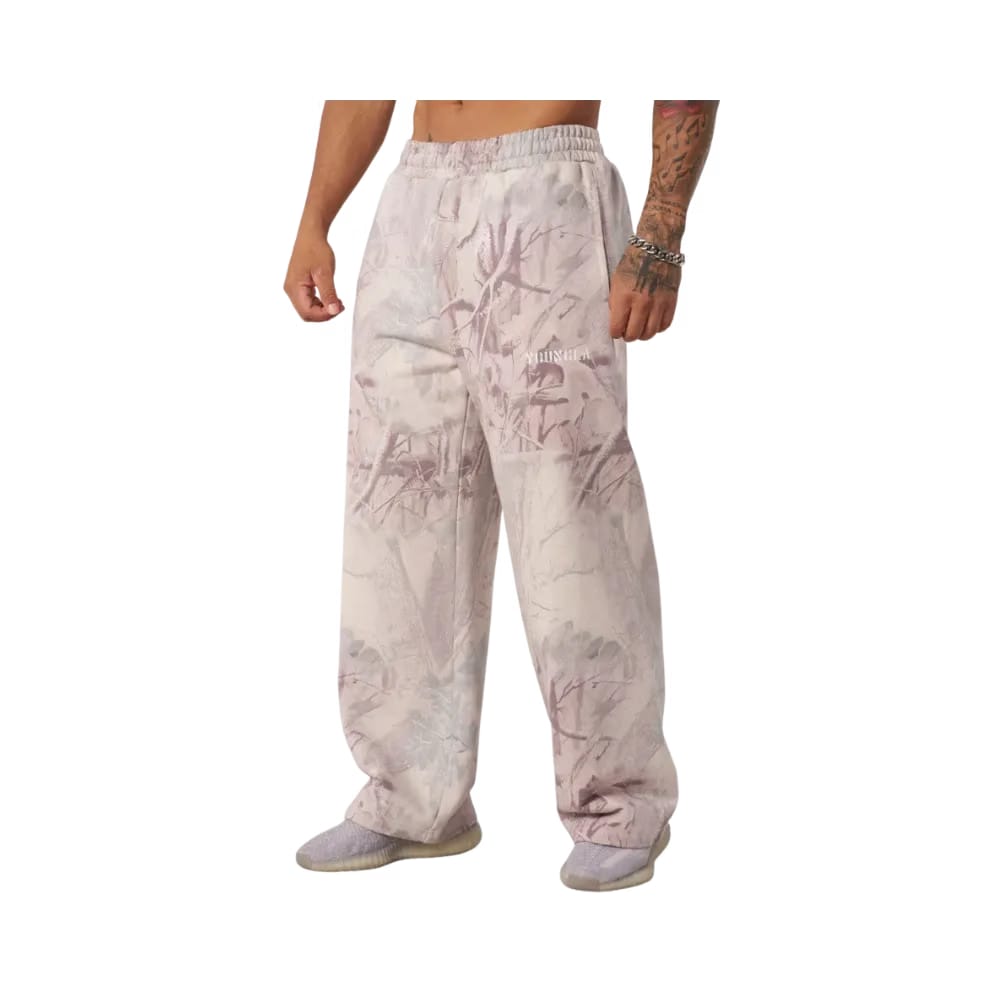 YoungLA Tree Camo Collection No Cuff Sweats Desert Tan Tree Camo