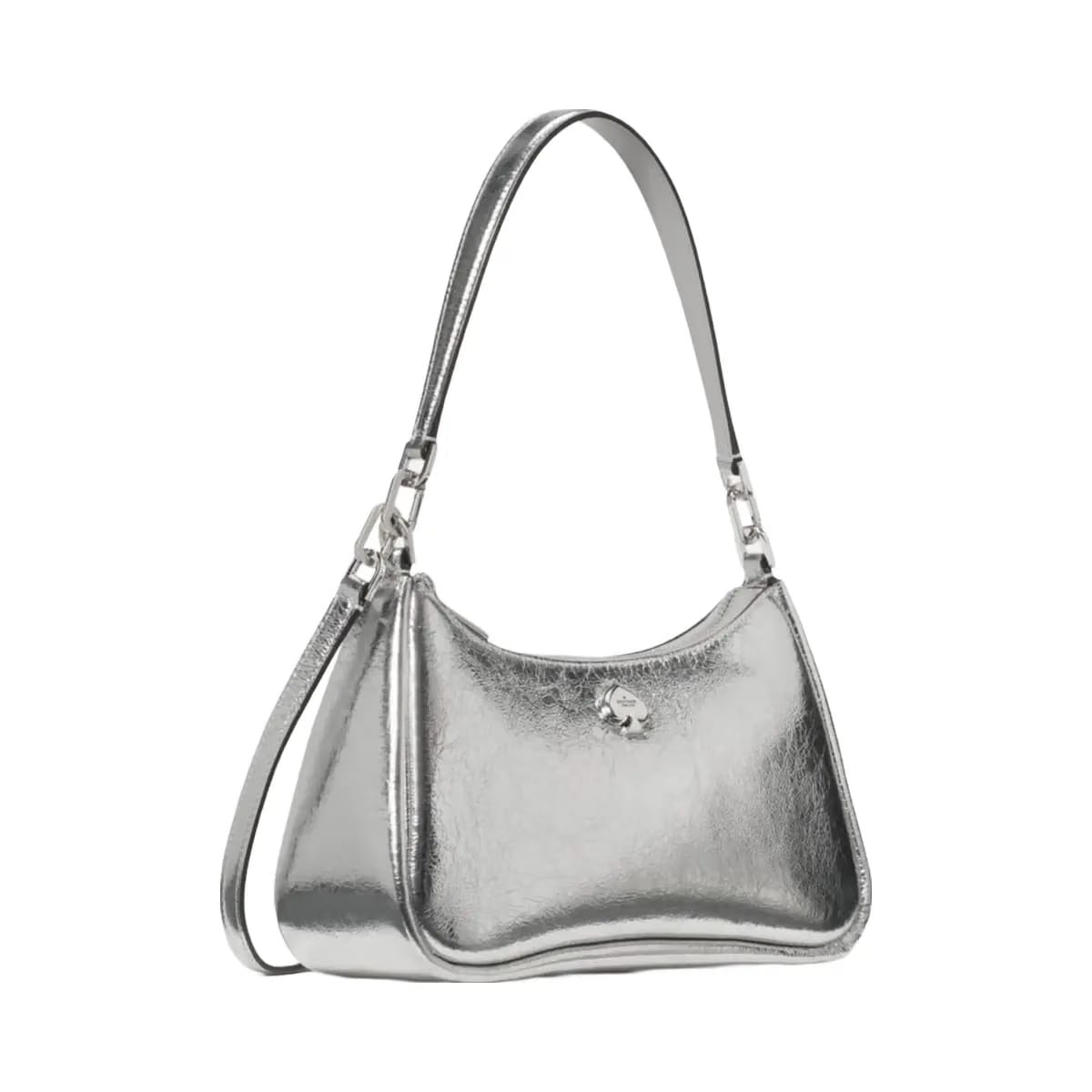 Kate Spade Kayla Small Convertible Shoulder Bag Silver