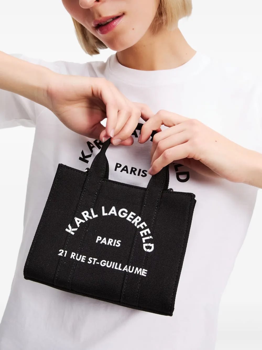 Rue St-Guillaume canvas tote bag