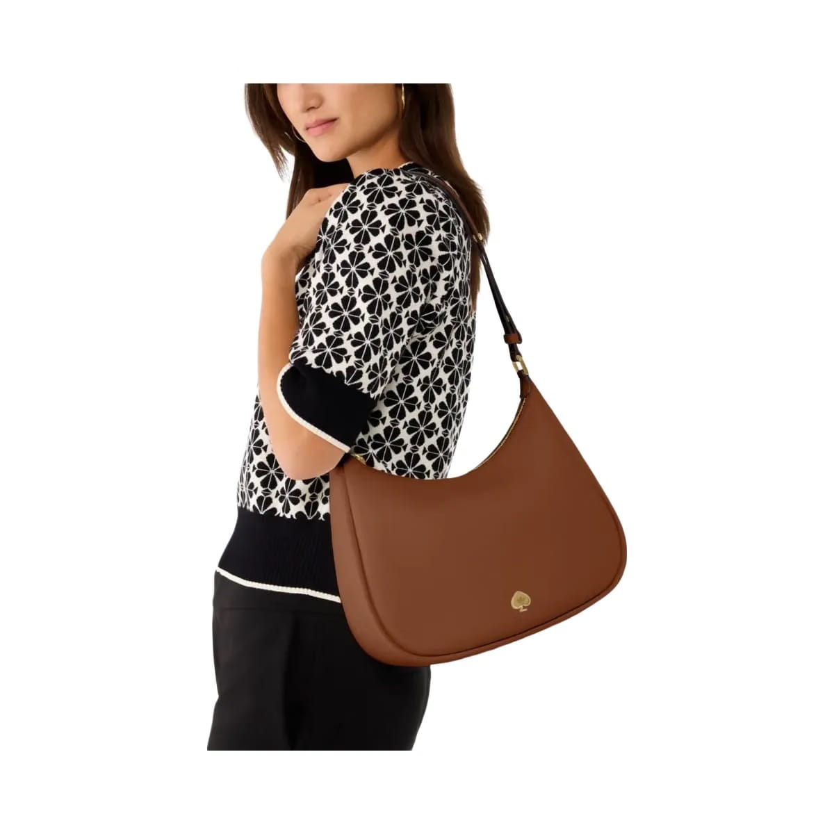 Kate Spade Kayla Large Shoulder Bag Warm Gingerbread
