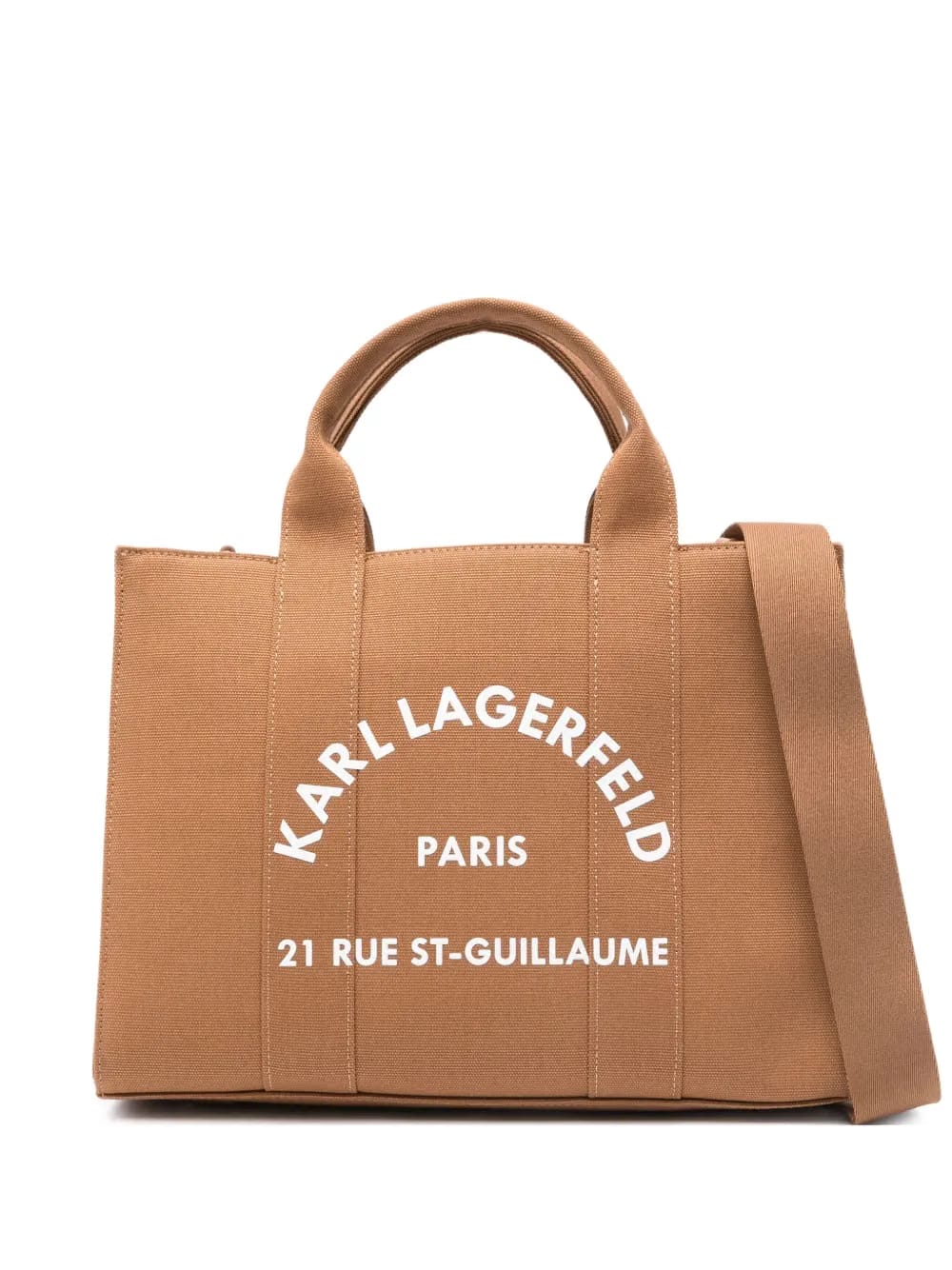 logo-printed tote bag