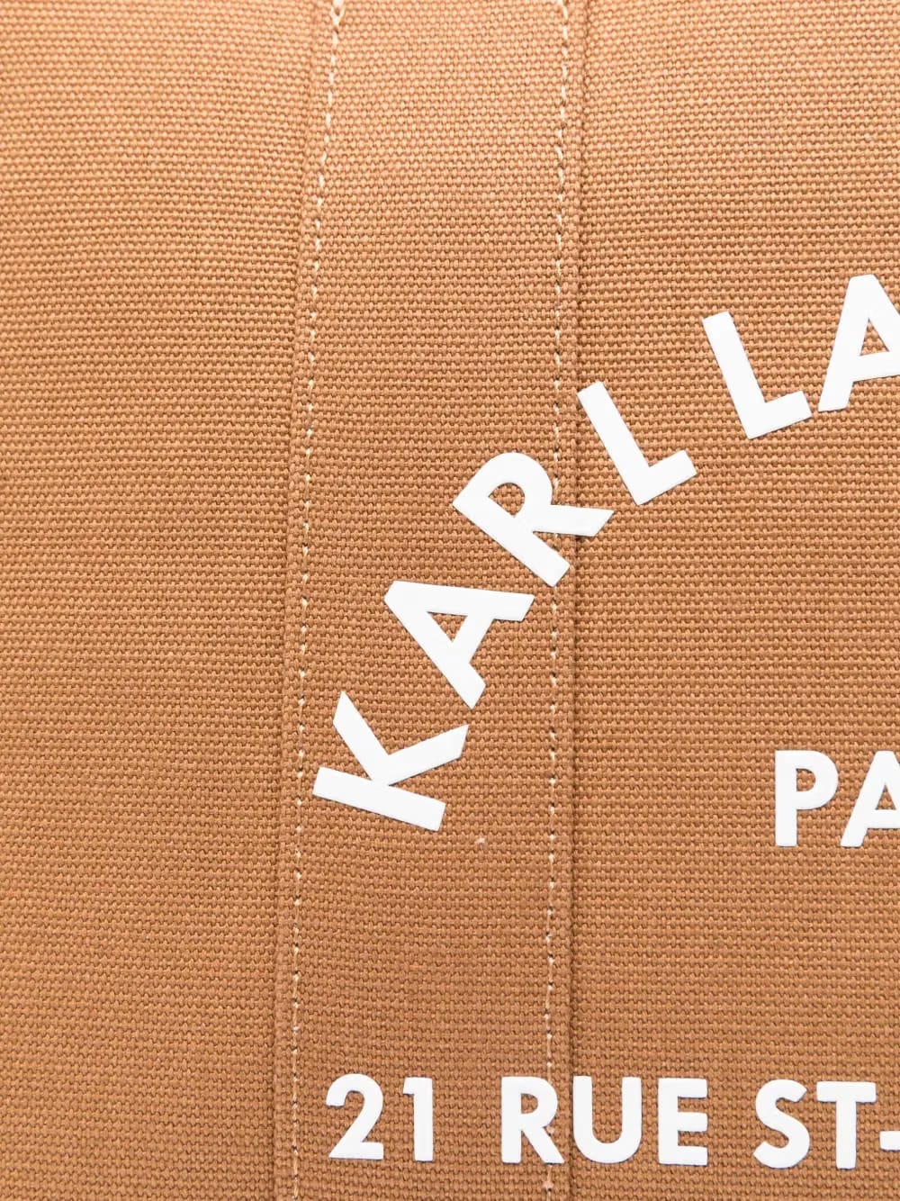 logo-printed tote bag