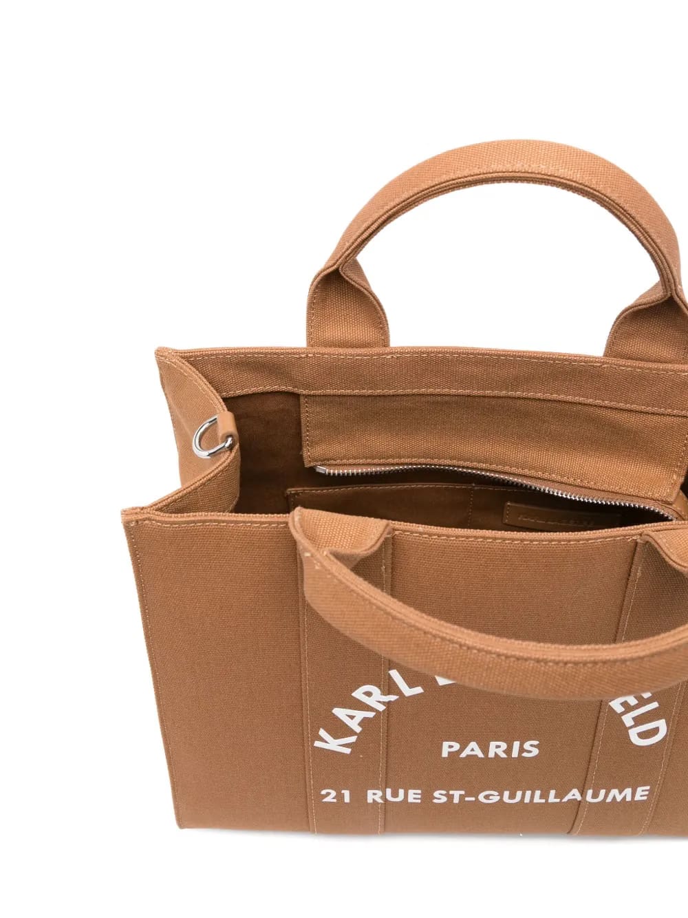 logo-printed tote bag