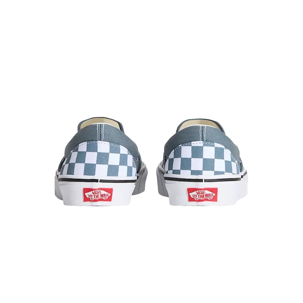 Vans Classic Slip-On Checkerboard Shoe Stormy Weather Blue