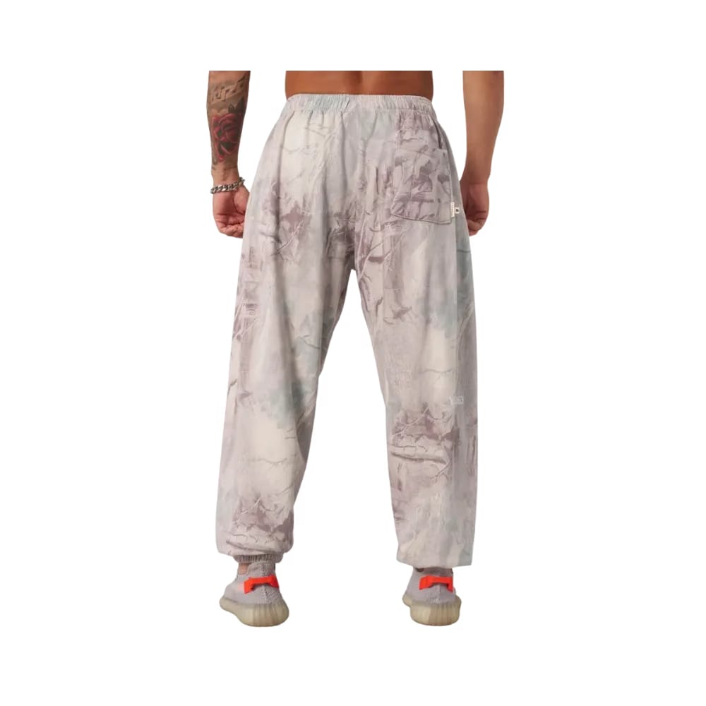 YoungLA Tree Camo Collection Baggy Joggers Desert Tan Tree Camo