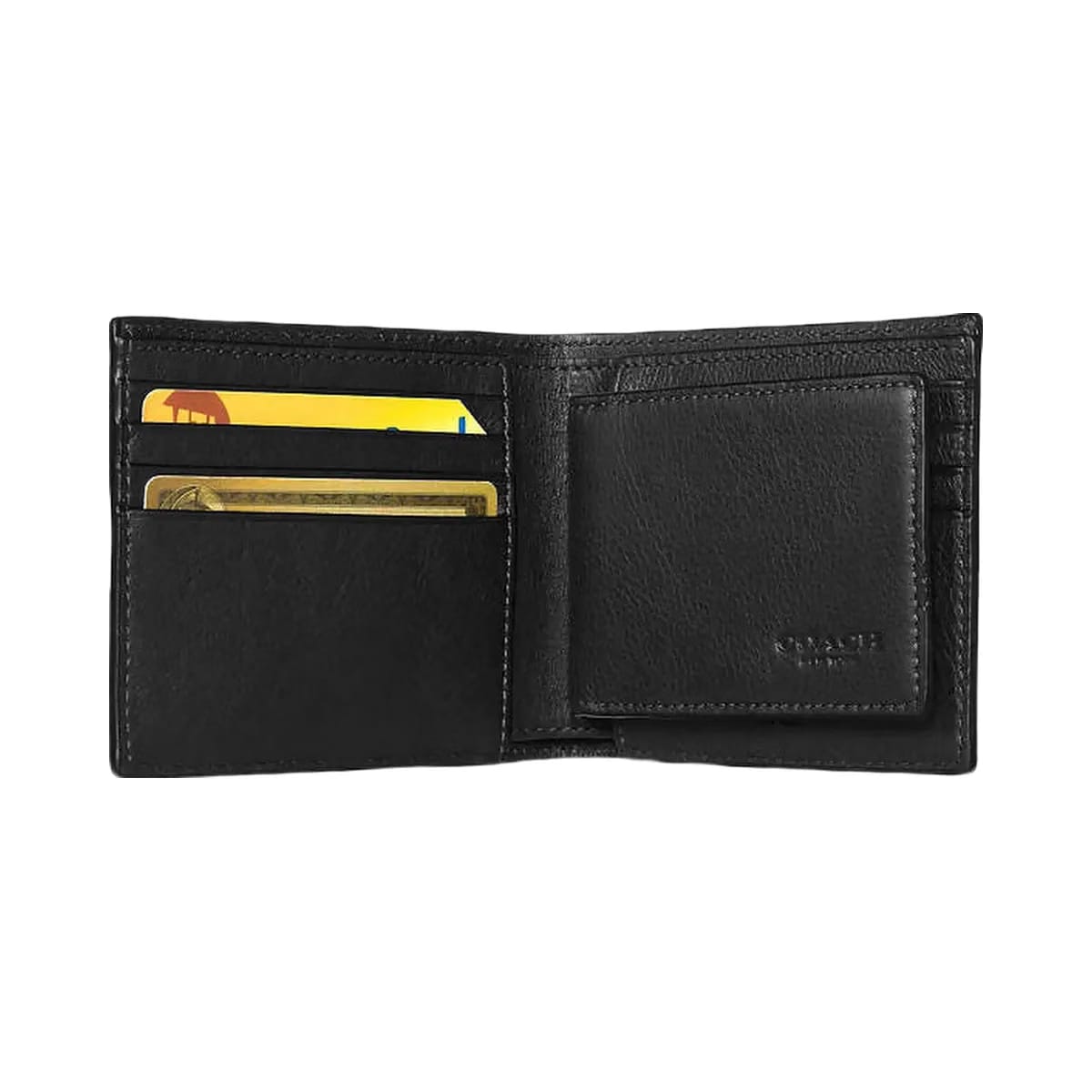 Coach 3 In 1 Wallet Smooth Leather-Black