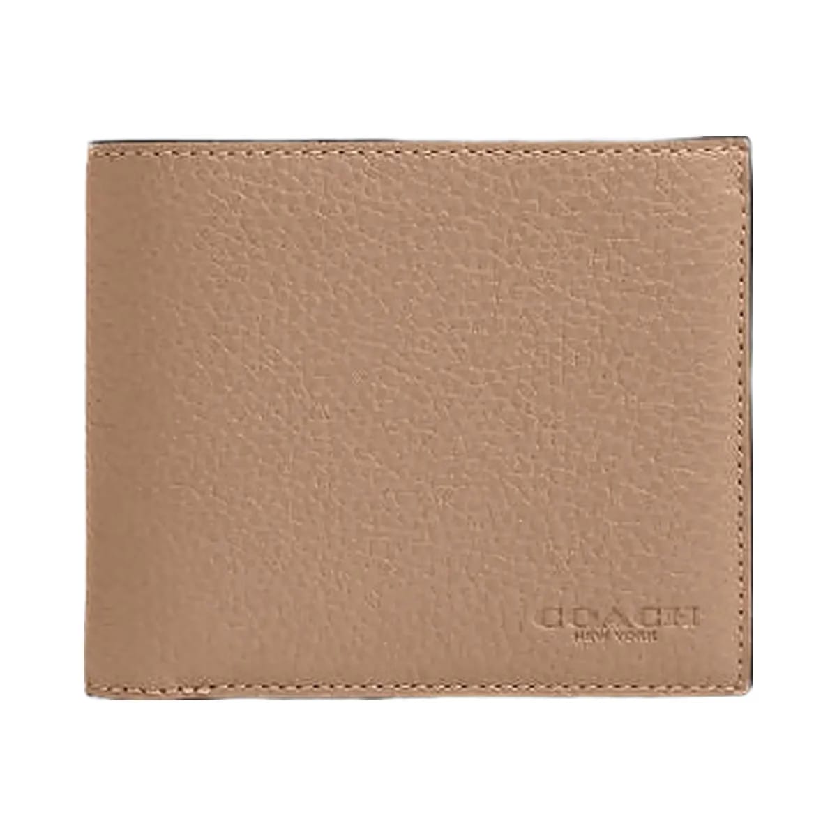 Coach 3 In 1 Wallet Pebbled Leather-Taupe