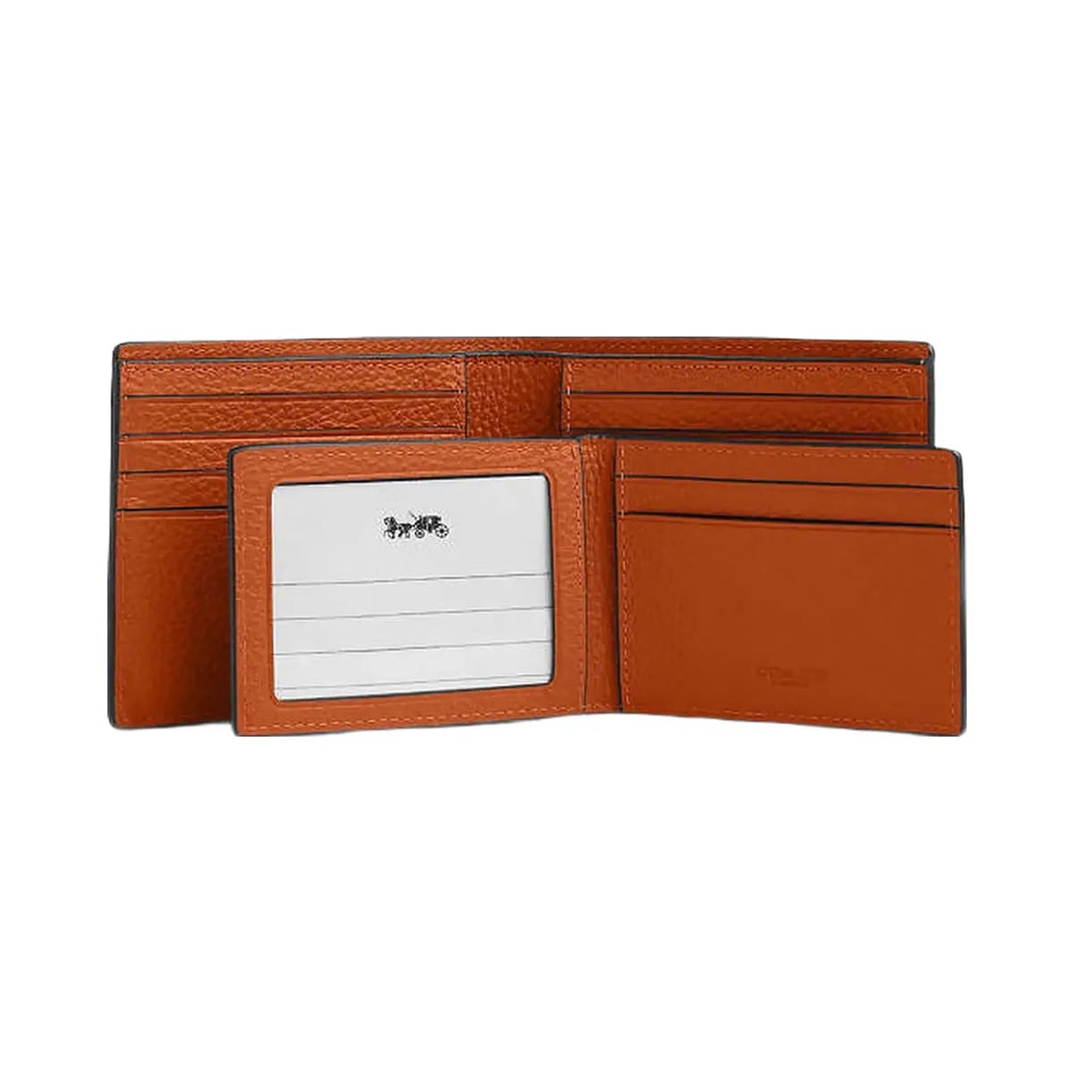 Coach 3 In 1 Wallet In Signature Leather Pebbled Leather-Qb-Toffee