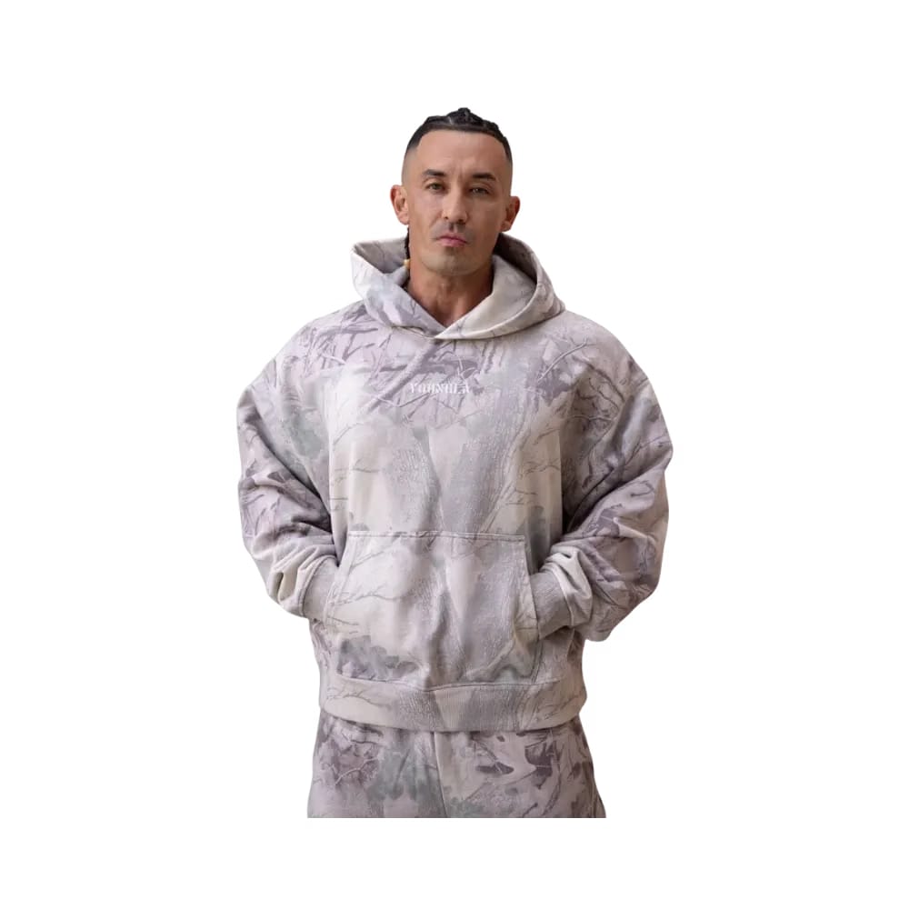 YoungLA Tree Camo Collection Pullover Hoodies Desert Tan Tree Camo