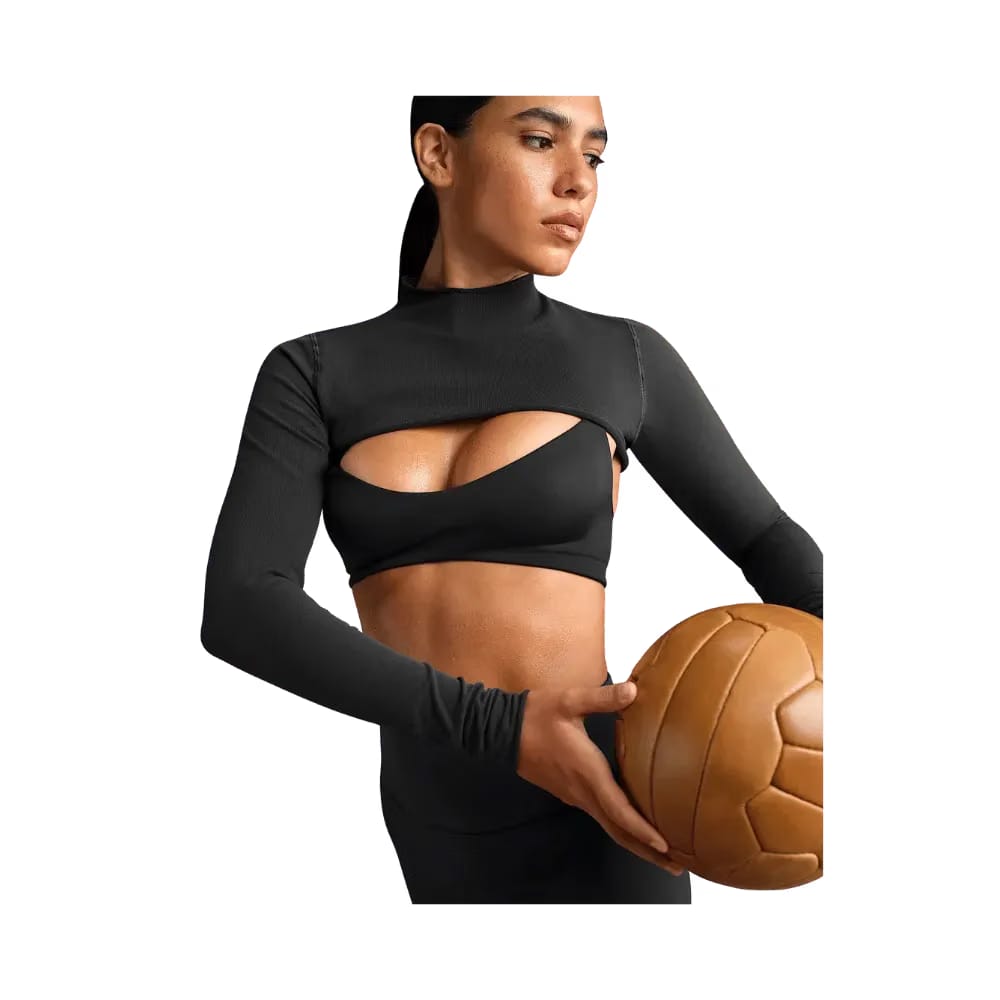 Nike X Skims Matte Women's Micro-Scoop Bra Obsidian