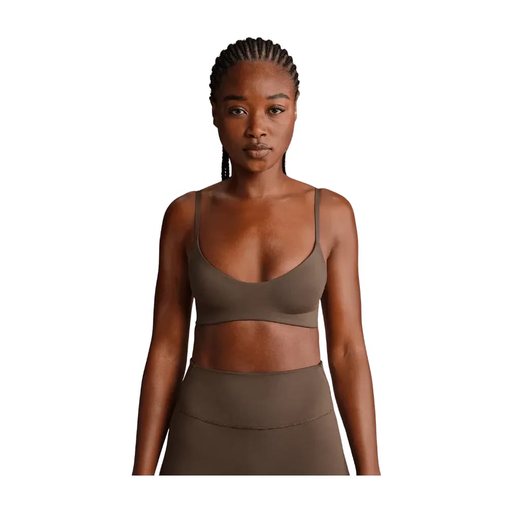 Nike X Skims Matte Women's Micro-Scoop Bra Dark Sepia