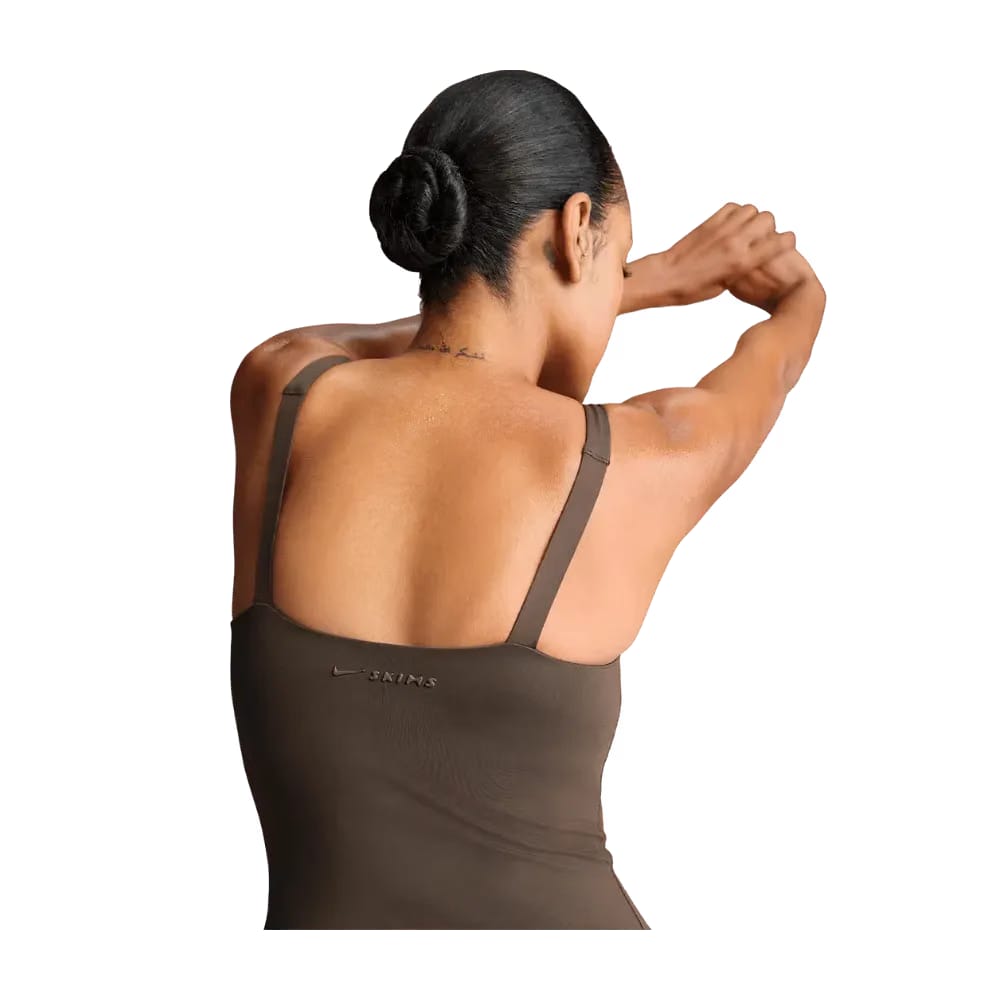 Nike X Skims Matte Women's Square-Neck Tank Dark Sepia