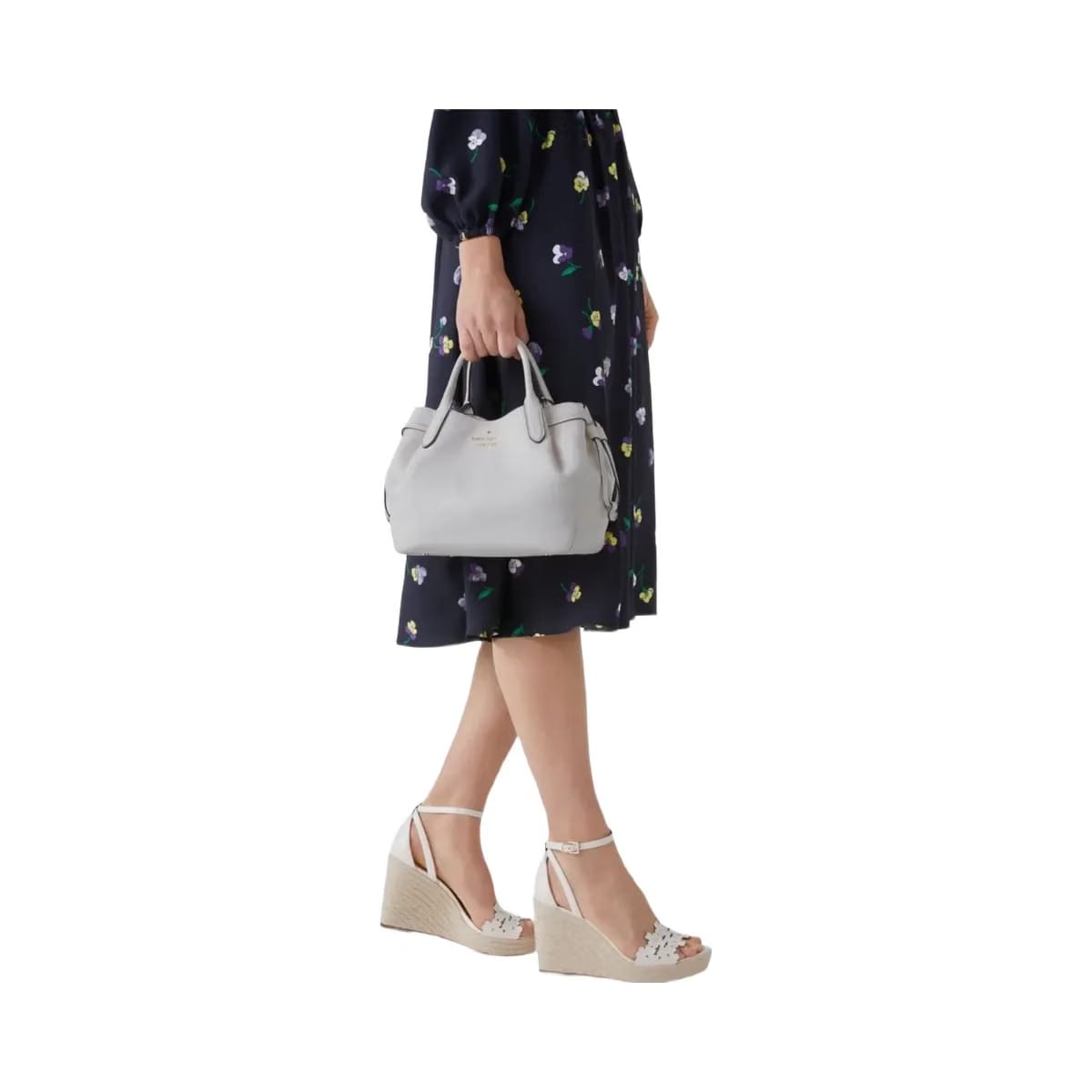 Kate Spade Dumpling Small Satchel Bag Mountain Grey