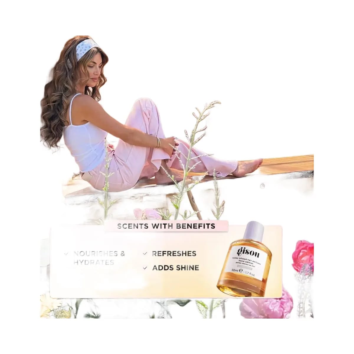 Gisou Mini Lavender Berry Honey Infused Hair Perfume