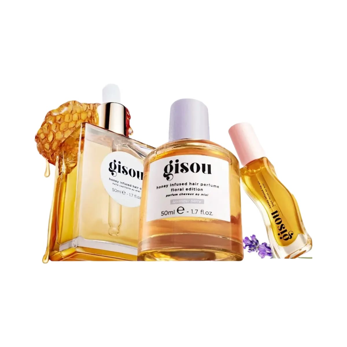 Gisou Mini Lavender Berry Honey Infused Hair Perfume