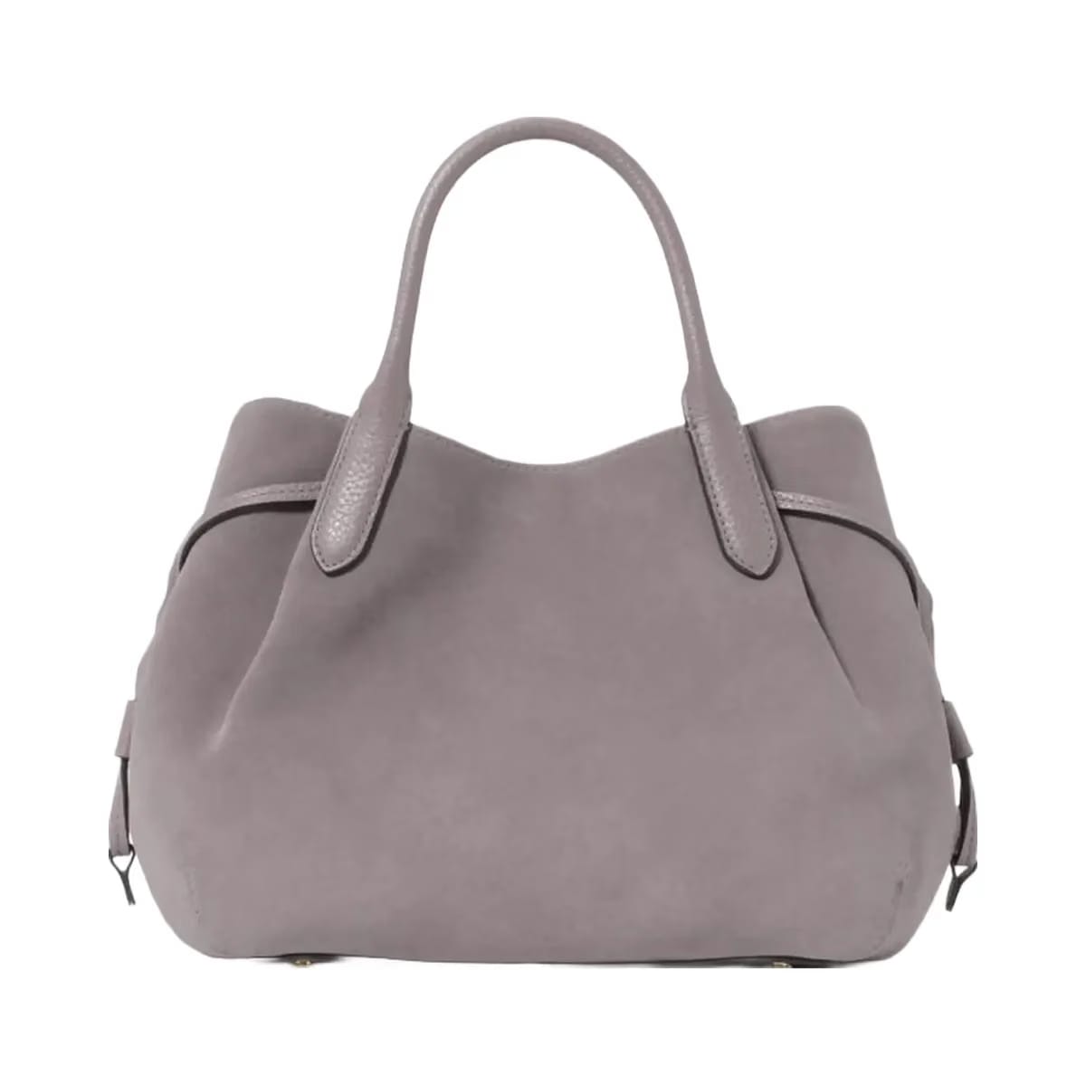 Kate Spade Dumpling Suede Small Satchel Hare Grey