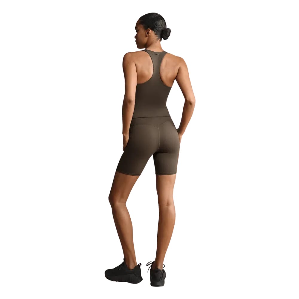 Nike X Skims Matte Women's High-Waiste 5" Biker Shorts Dark Sepiad