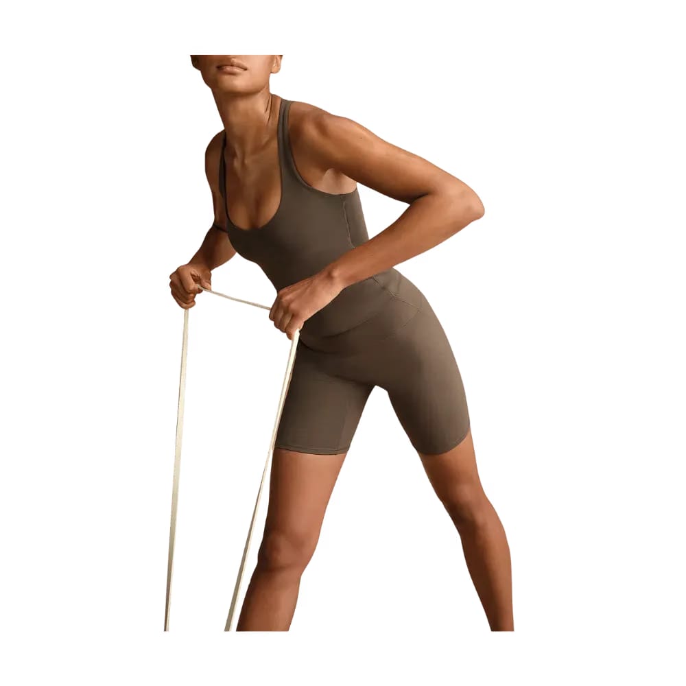 Nike X Skims Matte Women's High-Waiste 5" Biker Shorts Dark Sepiad