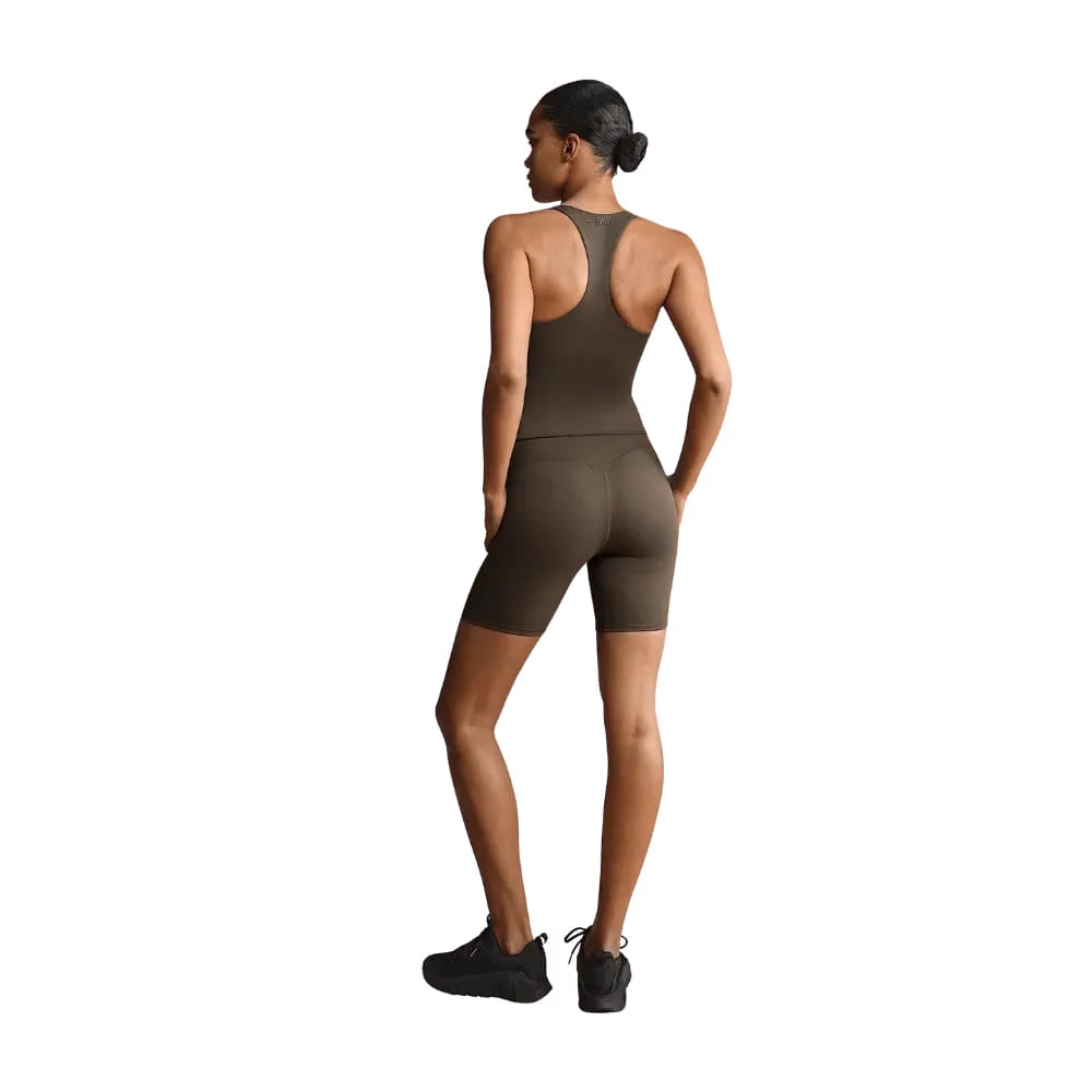 Nike X Skims Matte Women's High-Waiste 5" Biker Shorts Dark Sepiad