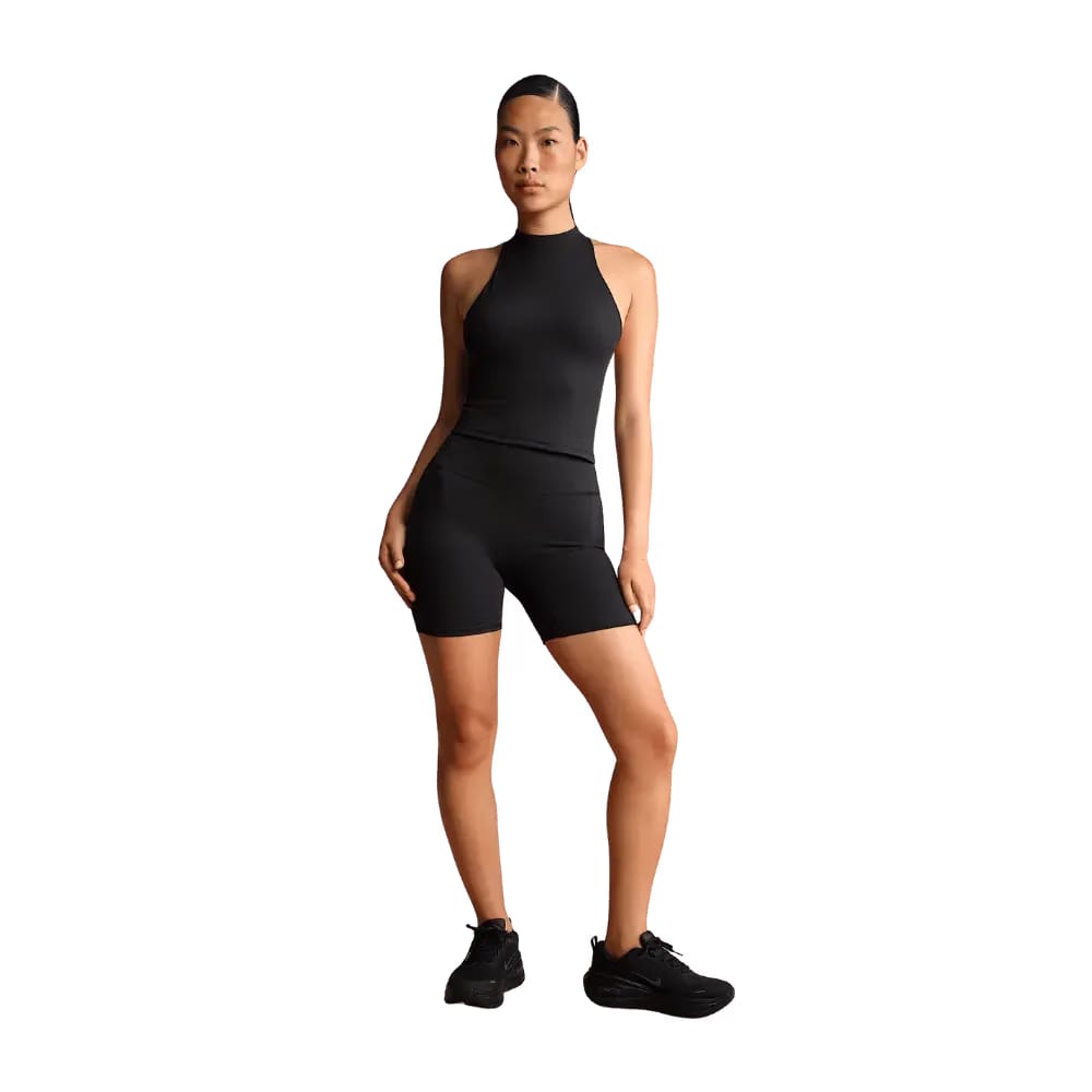 Nike X Skims Matte Women's High-Waisted 5" Biker Shorts Obsidian