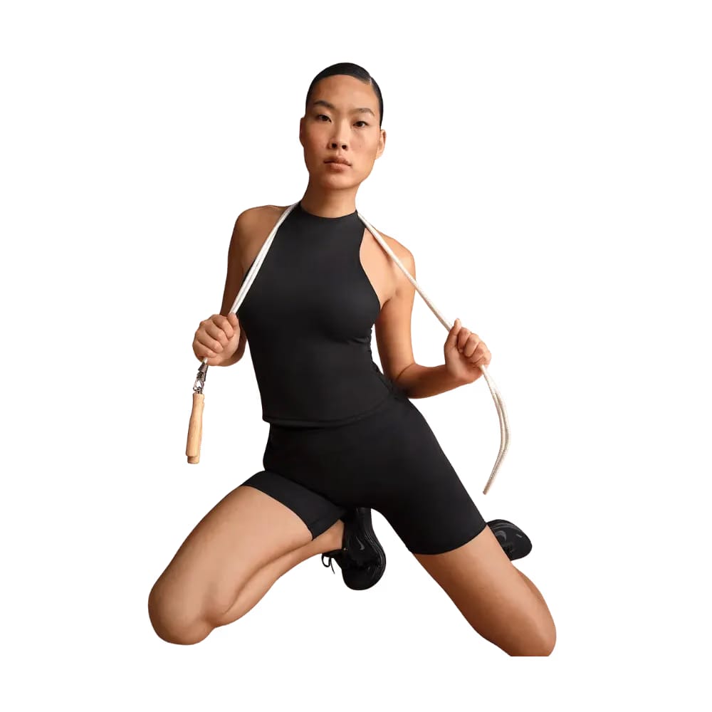 Nike X Skims Matte Women's High-Waisted 5" Biker Shorts Obsidian