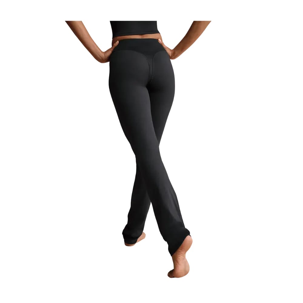 Nike X Skims Matte Women's High-Waisted V-Panel Straight Leggings OBSIDIAN
