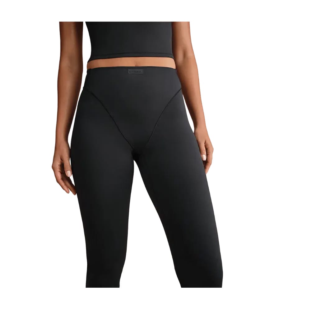 Nike X Skims Matte Women's High-Waisted V-Panel Straight Leggings OBSIDIAN