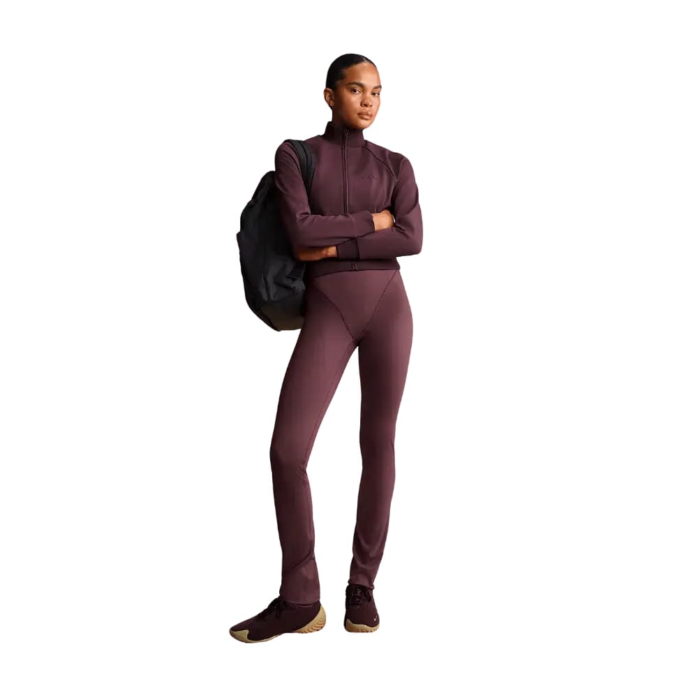 Nike X Skims Matte Women's High-Waisted V-Panel Straight Leggings CURRANT