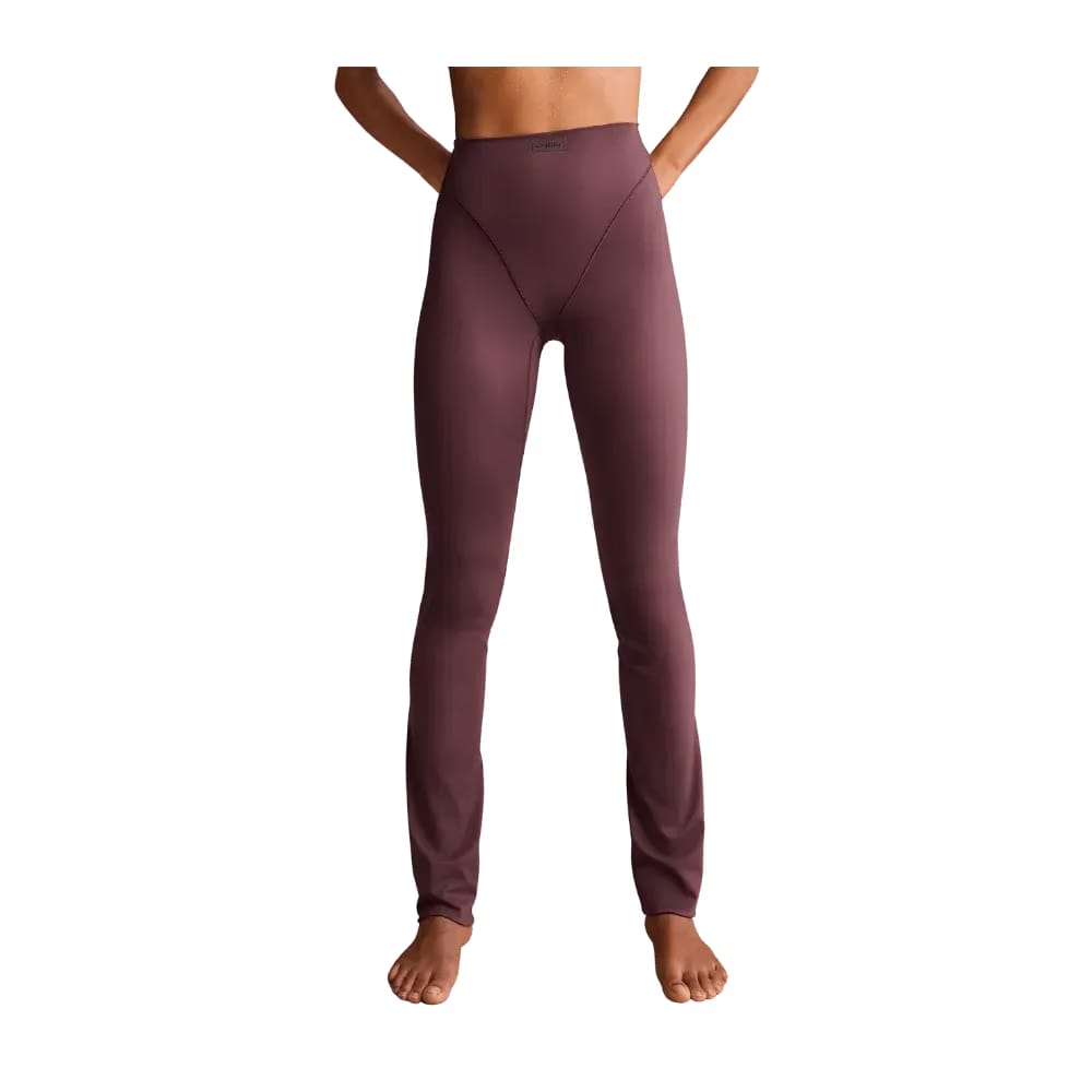Nike X Skims Matte Women's High-Waisted V-Panel Straight Leggings CURRANT