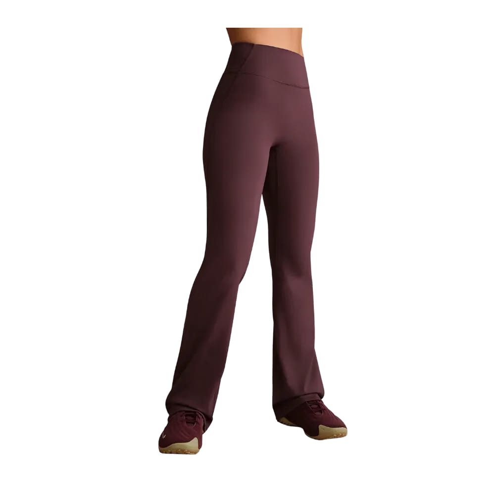 Nike X Skims Matte Women's High-Waisted Slim Flared Leggings CURRANT