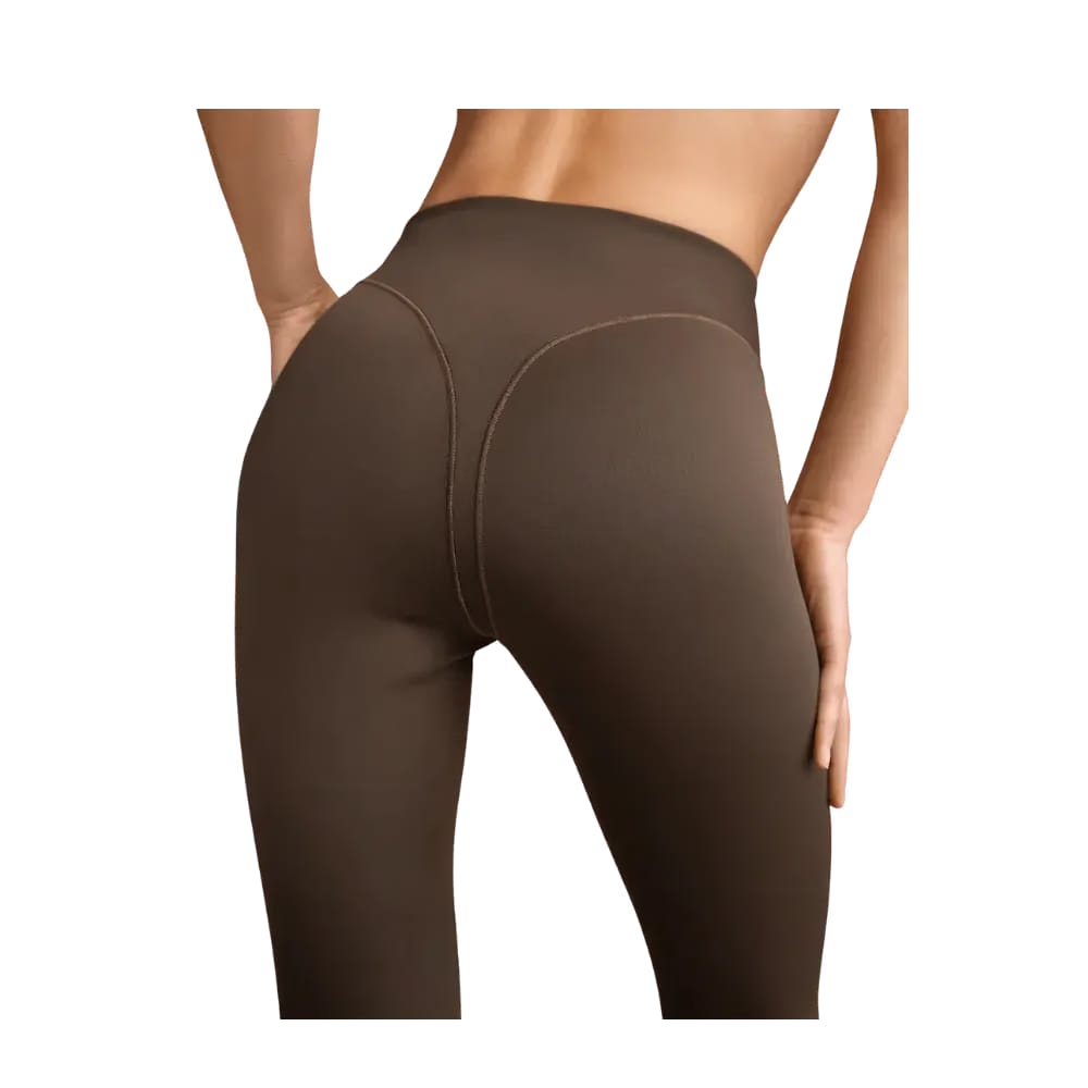 Nike X Skims Matte Women's High-Waisted V-Line 26" Leggings Dark Sepia