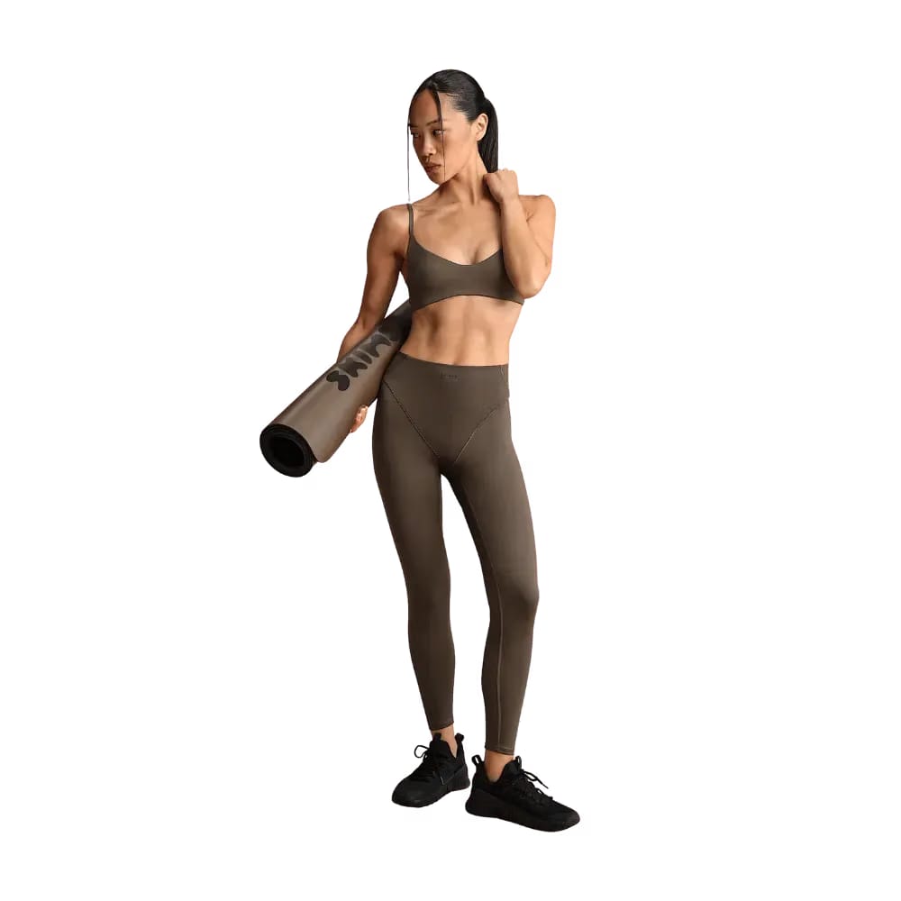 Nike X Skims Matte Women's High-Waisted V-Line 26" Leggings Dark Sepia