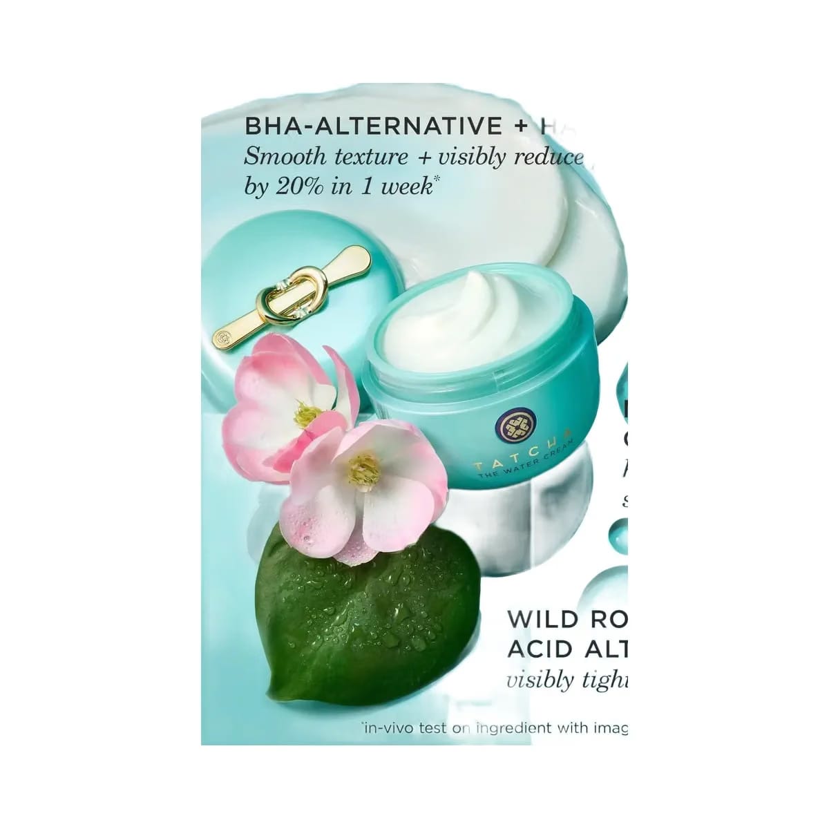 TATCHA The Water Cream Oil-Free Pore Minimizing Moisturizer