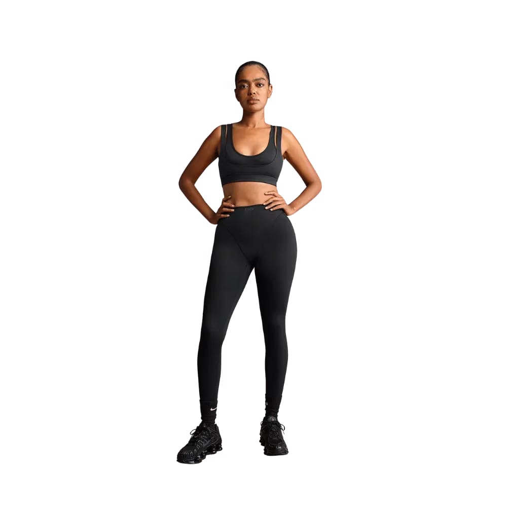 Nike X Skims Matte Women's High-Waisted V-Line 26" Leggings Obsidian
